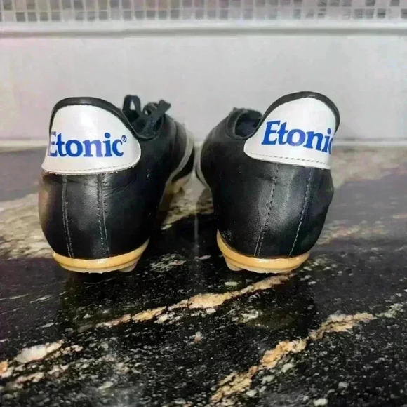 Etonic Soccer Cleats “Argentina” Size 8 / Black White - Picture 8 of 13